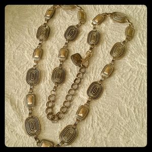 Vintage silver hip belt